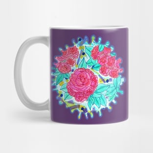 Roses and Movie Theater Carpet Mug